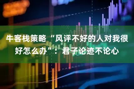 牛客栈策略 “风评不好的人对我很好怎么办”：君子论迹不论心